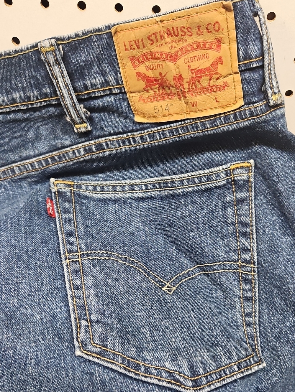 Levi's 514 Men's Relaxed Straight Jeans 44 X 32